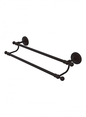 Monte Carlo Collection  Double Towel Bar Black 24inch