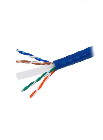 23AWG Cat6 Ethernet UTP Bulk Cable 250feet Blue
