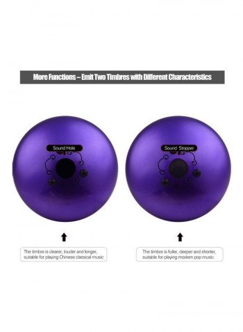 Metal Tongue Drum With Drumsticks