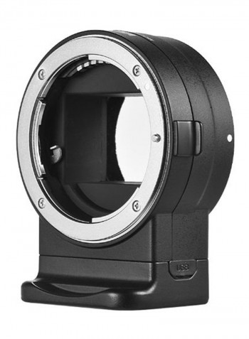 Nf-E1 Auto Focus Lens Mount Adapter Black/Silver
