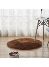 Round Shape Thick Comfy Rug Brown 110centimeter reviews Round Shape Thick Comfy Rug Brown 110centimeter