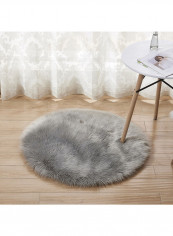 Round Shape Thick Comfy Rug Grey 110centimeter reviews Round Shape Thick Comfy Rug Grey 110centimeter