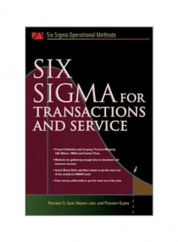 Six Sigma For Transactions And Service Hardcover