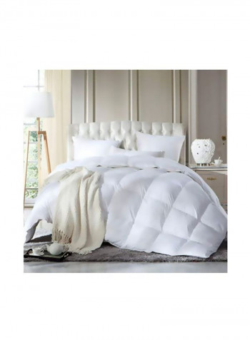 Cotton Feather Comforter Cotton White King