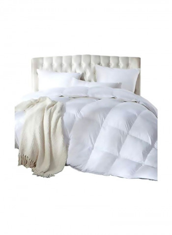 Cotton Feather Comforter Cotton White King