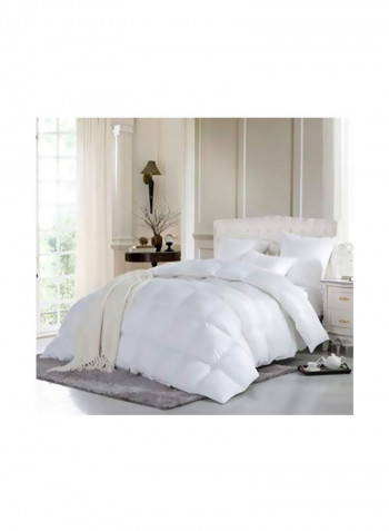 Cotton Feather Comforter Cotton White King