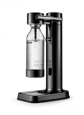 Premium Carbonator Sparkling Water Maker Black Chrome 41centimeter