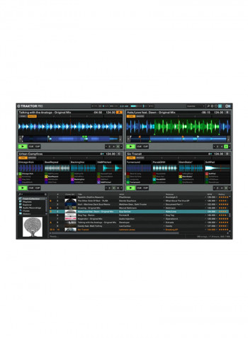 TRAKTOR KONTROL F1 - DJ Controller for Remix Decks 22504 Black