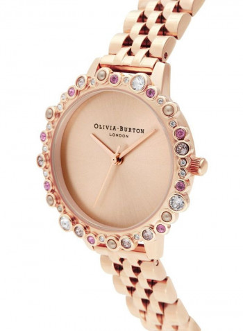 Women's Stainless Steel Limited Edition Bejewelled Analogue Watch OB16US32