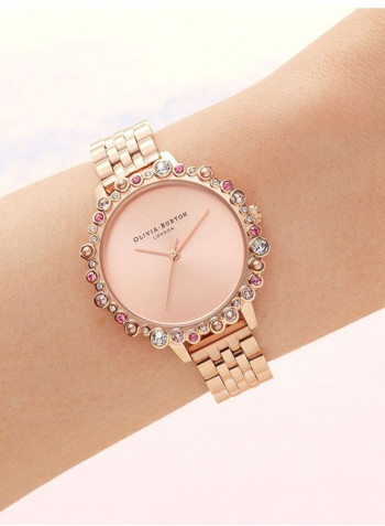 Women's Stainless Steel Limited Edition Bejewelled Analogue Watch OB16US32