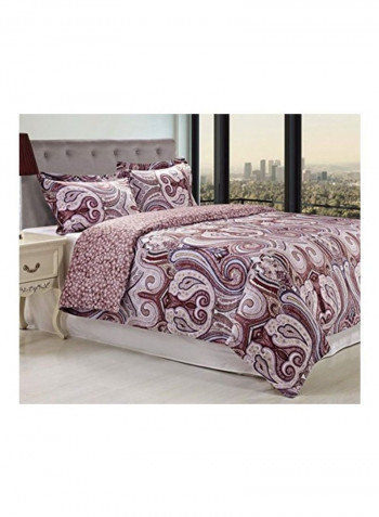 2-Piece Duvet Cover Set Polyester Black/White 88x88x88inch