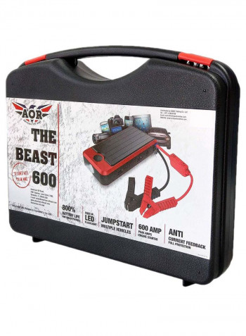 The Beast 600 Power Bank With Jump Starter Kit