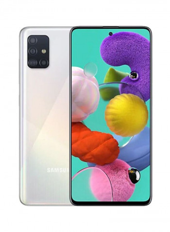 Samsung Galaxy A51 Dual SIM Prism Crush White 6GB RAM 128GB 4G LTE-UAE Version