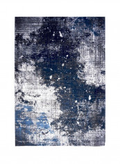 Picasso Collection Contemporary Area Rug Grey/Blue/Black 230x150centimeter