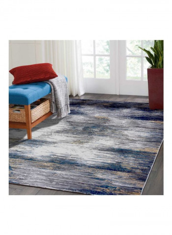 Picasso Collection Contemporary Area Rug White/Blue/Beige 150x230centimeter