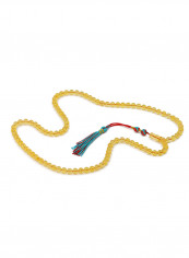 Light Yellow Natural Transparent Amber Prayer Beads Misbaha