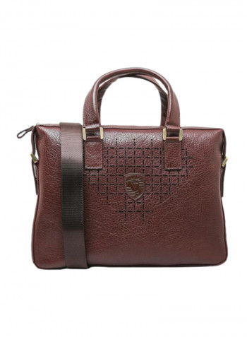 Leather Crossbody Bag Brown
