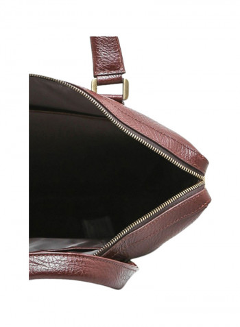 Leather Crossbody Bag Brown