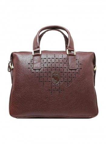 Leather Crossbody Bag Brown