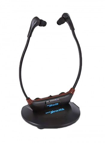 In-Ear Wireless Digital Hearing Amplifier Headset PHPHA76 Black