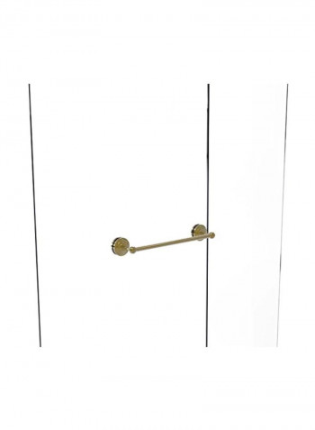 Que New Collection Shower Door Towel Bar Unlacquered Brass 18inch
