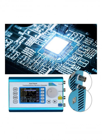 Arbitrary Waveform Dual Channel Signal Generator Blue