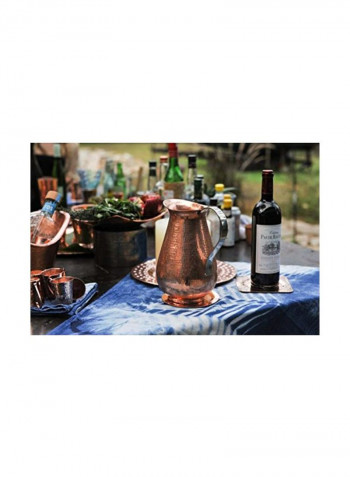 Copper Water Pitcher Brown