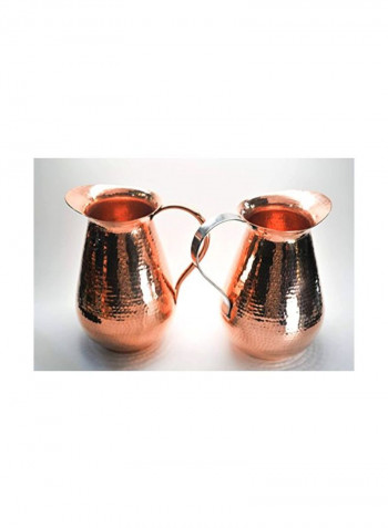 Copper Water Pitcher Brown