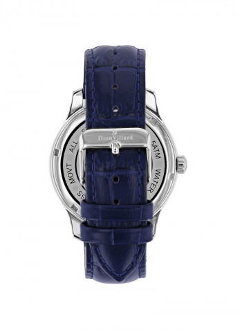 Men's Leather Analog Wrist-Watch Dvw19041
