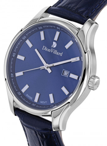 Men's Leather Analog Wrist-Watch Dvw19041