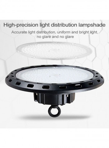 UFO Mining LED Light White/Black 41 x 41 x 16centimeter