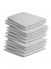 24-Piece Platinum Antimicrobial Cloth Grey 15.50X14.75inch