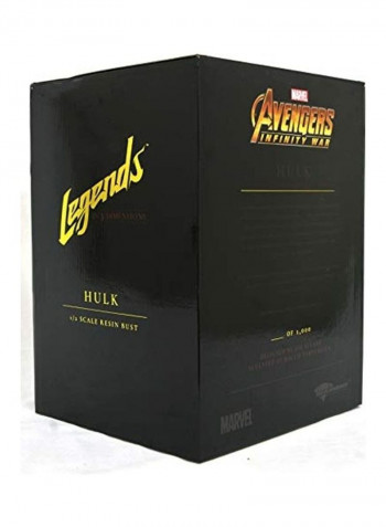 Legends In 3-Dimensions Marvel Thor Ragnarok Hulk  Scale Bust 13x10x9inch