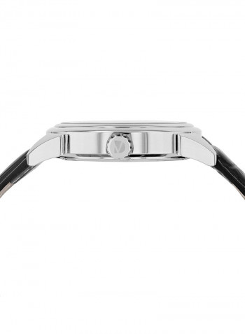 Men's Leather Analog Wrist Watch DVW19031