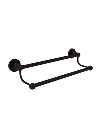 Bolero Collection  Double Towel Bar Brown 18inch