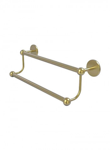 Satin Brass Double Towel Bar Gold 30inch