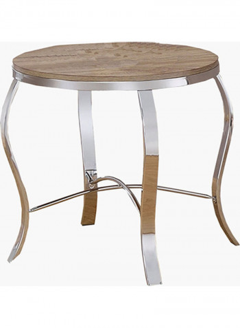 3 Piece Coffee Table Set Silver 89 x 48cm