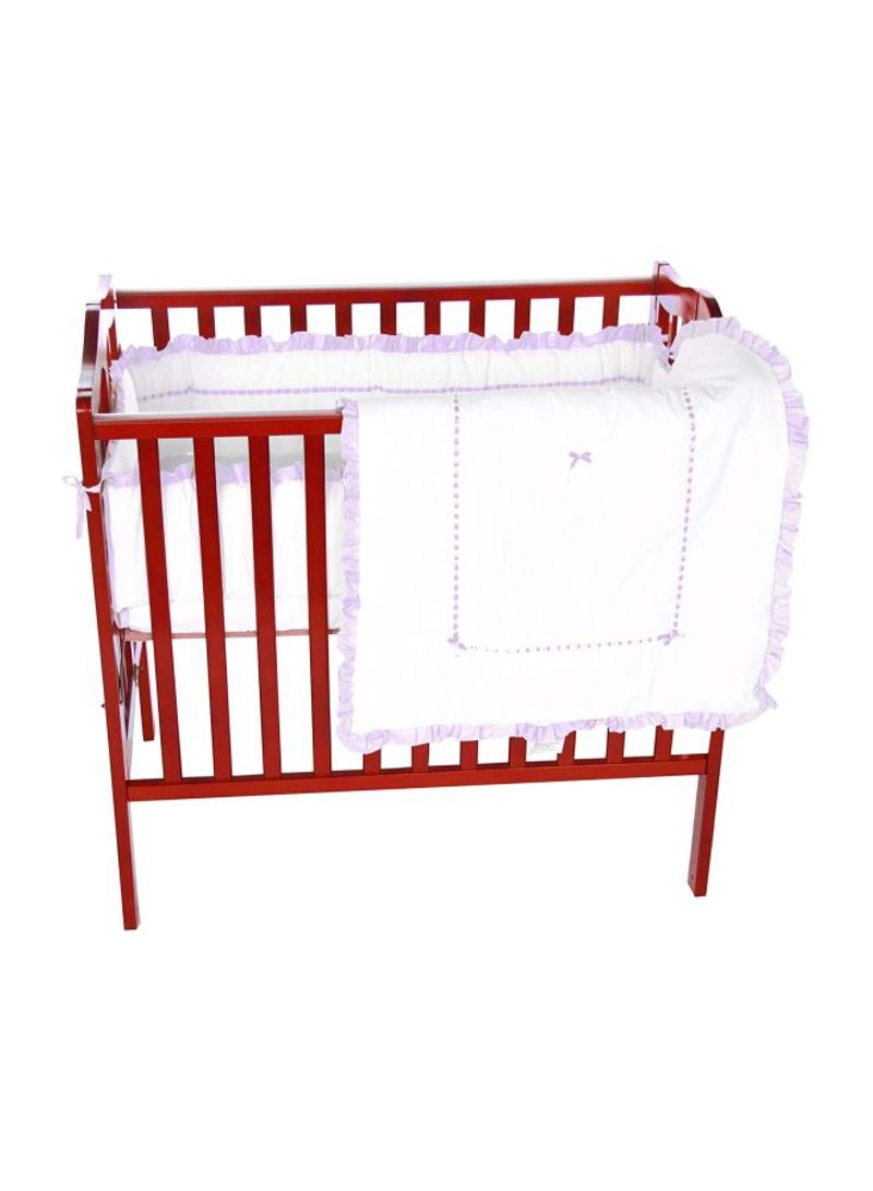 3-Piece Unique Mini Crib Bedding Set
