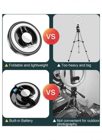 360° Rotatable Mini Ring Light Multicolour