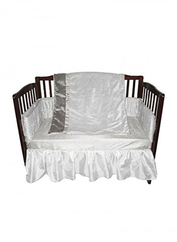 4-Piece Crocodile Crib Bedding Set