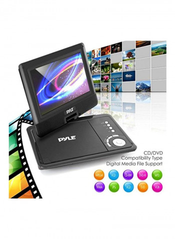 Portable DVD And CD Player PDV905BK Black