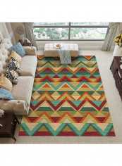 Color Block Carpet Multicolour 160x230centimeter