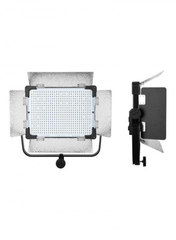 Photography Lamp Large Light Board 41x7.5x41cm Silver/Black