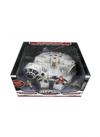 Galactic Heroes Millennium Falcon With 4 Figures