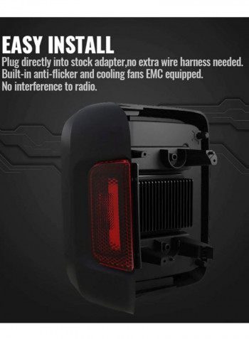 1 Pair LED Tail Lights For Jeep Wrangler