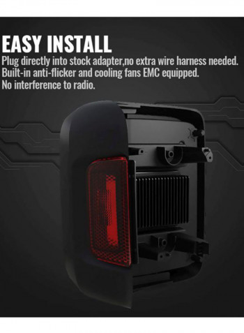1 Pair LED Tail Lights For Jeep Wrangler