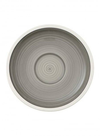12-Piece Manufacture Gris Espresso Cup And Saucer Set Grey/White