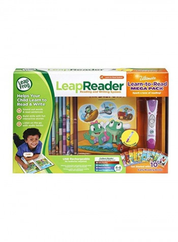 Leap Reader System Learn To Read 10 Book Mega Pack 2.59 x 16.69 x 11.3inch