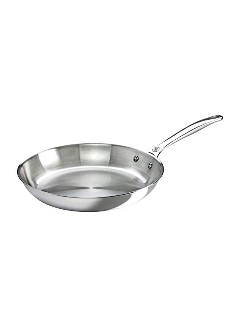 3-Ply Stainless Steel Fry Pan Silver 12inch