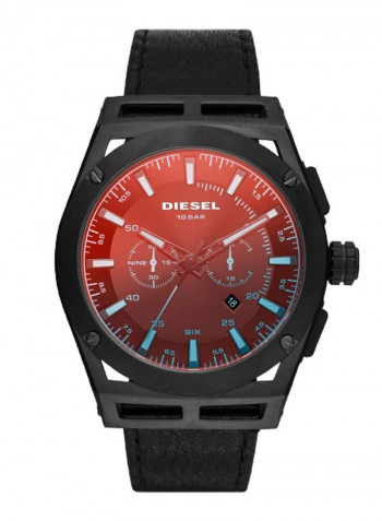 Men's Timeframe Water Resistance Leather Chronograph Watch DZ4544